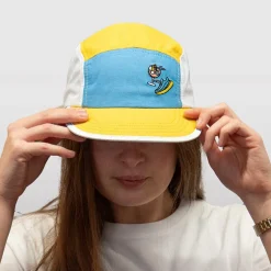 Casquette 5 panel DBDB Jaune/Bleu