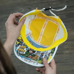 Casquette 5 panel DBDB Jaune/Bleu
