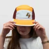 Casquette 5 panel DBDB Orange/Bordeaux