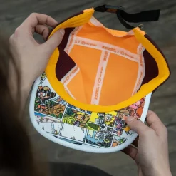 Casquette 5 panel DBDB Orange/Bordeaux
