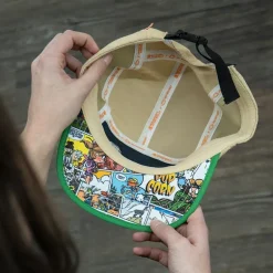 Casquette 5 panel DBDB Vert/Bleu
