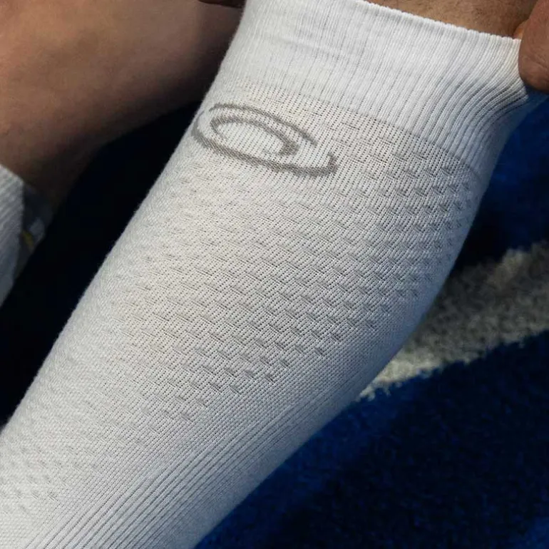 Chaussettes compression Padel Blanc/Gris
