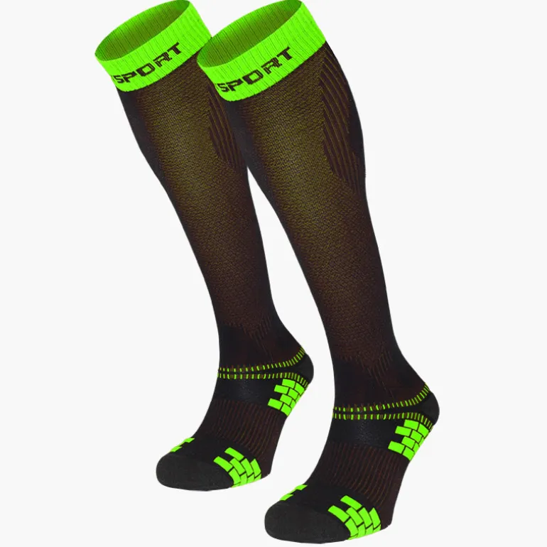 Chaussettes de compression XLR EVO noir/vert