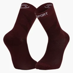 Chaussettes DOUBLE GR HAUTE "LYOCELL" Bordeaux