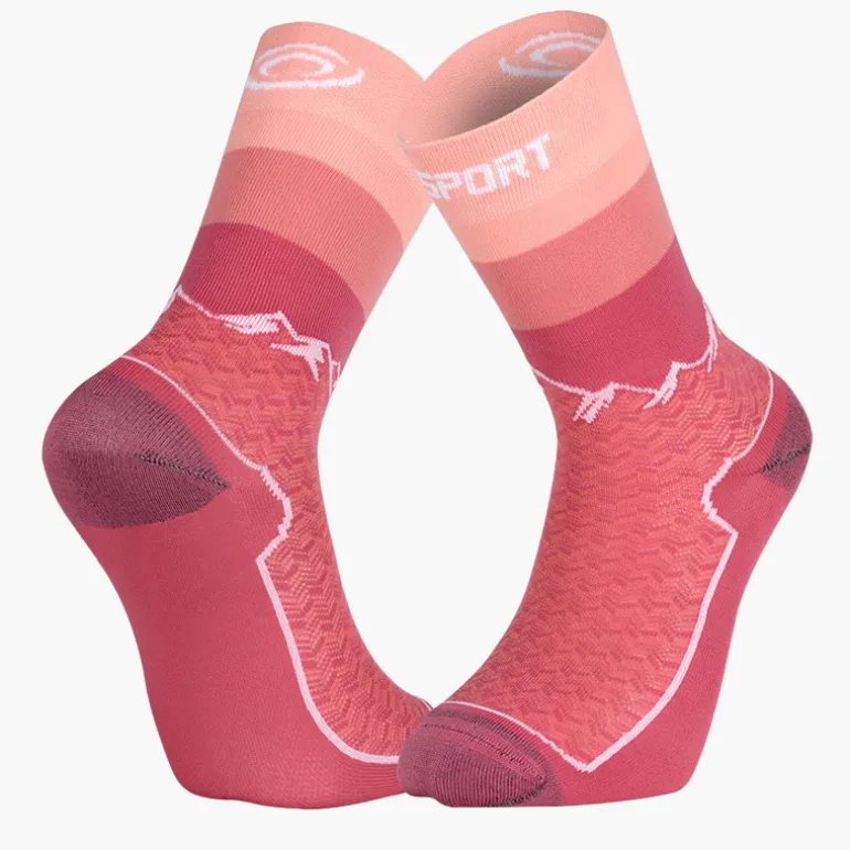 Chaussettes DOUBLE GR HAUTE Rose