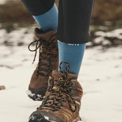 Chaussettes DOUBLE GR HAUTE "LYOCELL" Bleu