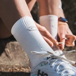 Chaussettes LIGHT RUN Blanc/Gris