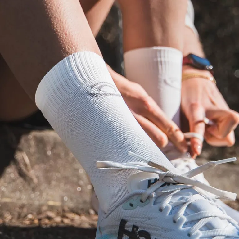 Chaussettes LIGHT RUN Blanc/Gris