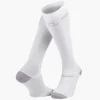 Chaussettes Light Run compression Blanc/gris