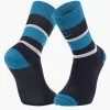 Chaussettes LIGHT RUN Noir/Bleu