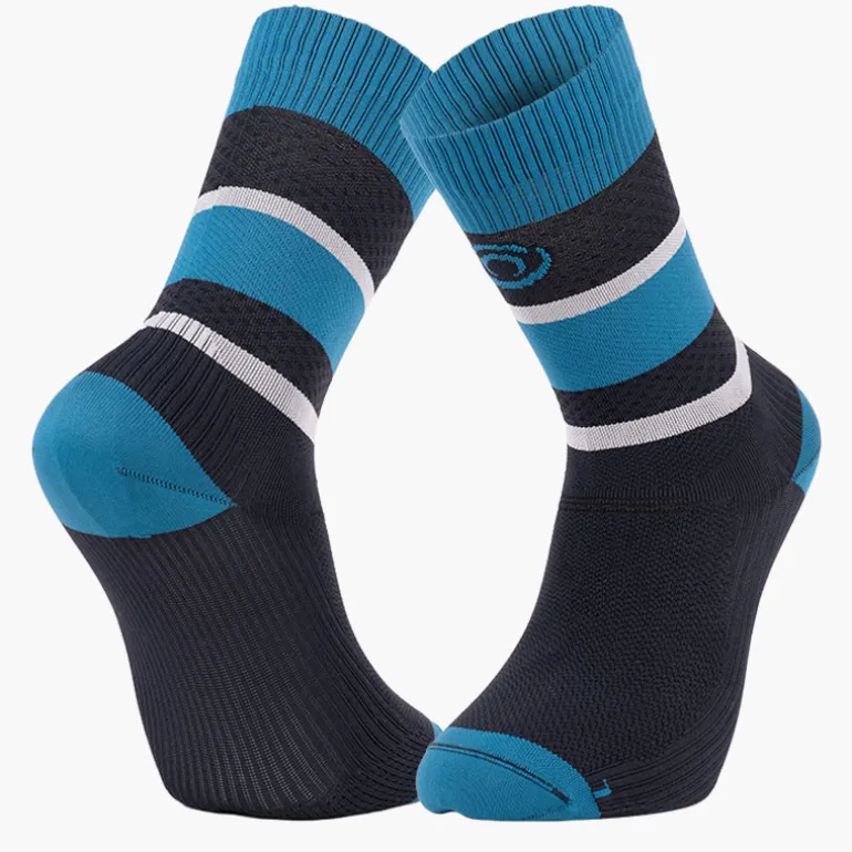 Chaussettes LIGHT RUN Noir/Bleu