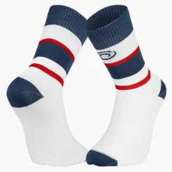 Chaussettes LIGHT RUN "IBIZA" Bleu/Rouge