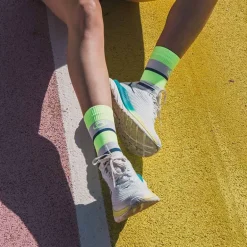 Chaussettes LIGHT RUN "IBIZA" Jaune/Bleu