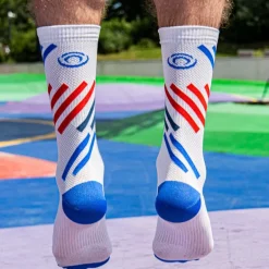 Chaussettes LIGHT RUN "MIAMI" Bleu/Rouge