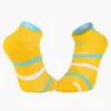Chaussettes Padel courte Jaune/Bleu