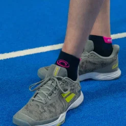 Chaussettes Padel courte Marine/Rose