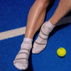 Chaussettes Padel courte Blanc/Gris