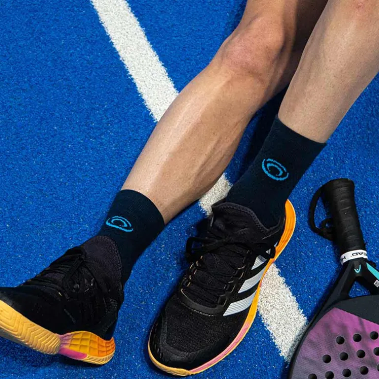 Chaussettes Padel haute Bleu marine