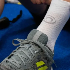 Chaussettes Padel haute Blanc/Gris