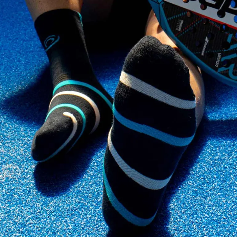 Chaussettes Padel haute Bleu marine