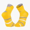 Chaussettes Padel haute Jaune/Gris