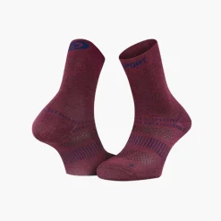 Chaussettes randonnée Double EVO bordeaux