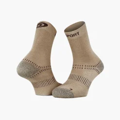 Chaussettes randonnée Double EVO beige