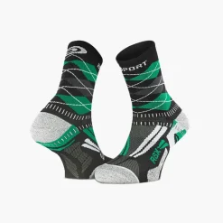 Chaussettes RSX EVO "Burlington" noir/vert - Collector Edition