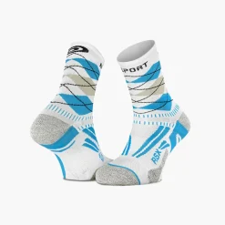 Chaussettes RSX EVO "Burlington" blanc/bleu - Collector Edition