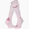 Chaussettes Run compression rose/fushia