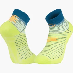 Chaussettes RUN MARATHON Low Vert/Bleu