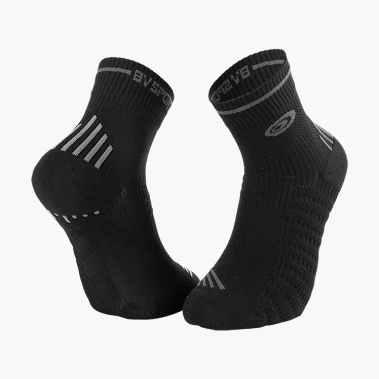 Chaussettes RUN MARATHON noir-gris
