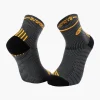 Chaussettes RUN MARATHON gris-orange