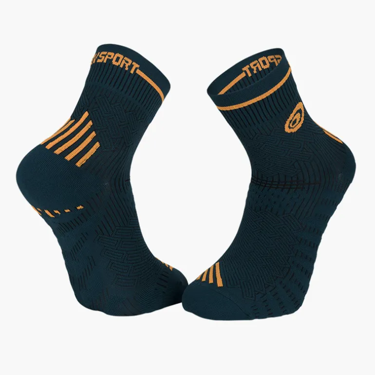 Chaussettes RUN MARATHON vert-orange