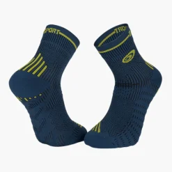 Chaussettes RUN MARATHON bleu-jaune