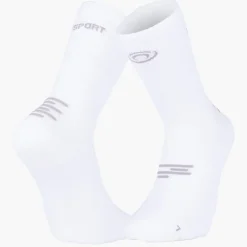 Chaussettes RUN MARATHON High Blanc/Gris