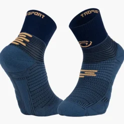 Chaussettes RUN MARATHON Mid Bleu marine