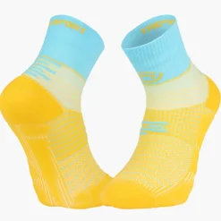 Chaussettes RUN MARATHON Mid Jaune/Bleu