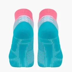 Chaussettes RUN MARATHON Low Turquoise/Rose