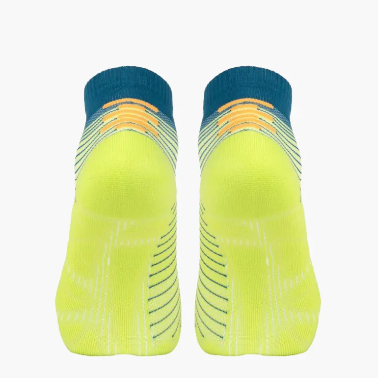Chaussettes RUN MARATHON Low Vert/Bleu