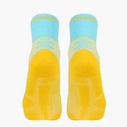 Chaussettes RUN MARATHON Mid Jaune/Bleu