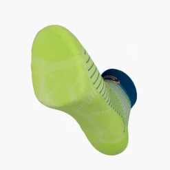 Chaussettes RUN MARATHON Low Vert/Bleu