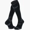 Chaussettes Trail compression noir/gris