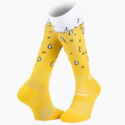 Chaussettes Trail compression "Bière"