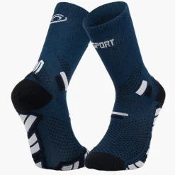 Chaussettes TRAIL ULTRA + Bleu/Gris