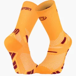 Chaussettes TRAIL ULTRA HIGH Orange/Bordeaux