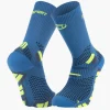 Chaussettes TRAIL ULTRA HIGH Bleu/Jaune
