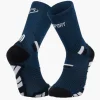 Chaussettes TRAIL ULTRA HIGH Bleu/Gris