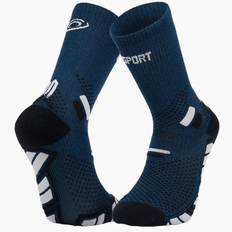 Chaussettes TRAIL ULTRA HIGH Bleu/Gris