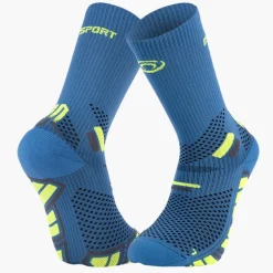 Chaussettes TRAIL ULTRA HIGH Bleu/Jaune
